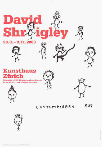 David Shrigley, Kunsthaus Zürich