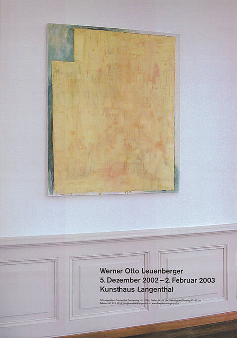 Werner Otto Leuenberger, Kunsthaus Langenthal