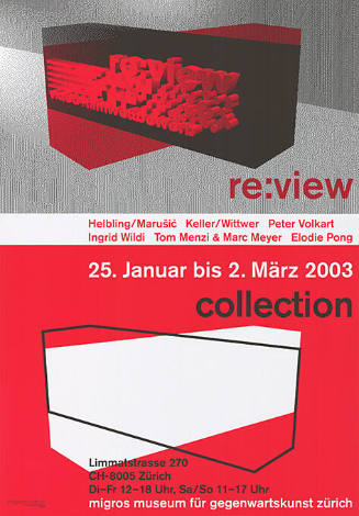 Re:view, Collection, Migros Museum für Gegenwartskunst