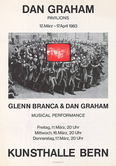 Dan Graham, Pavilions, Glenn Branca & Dan Graham, Kunsthalle Bern