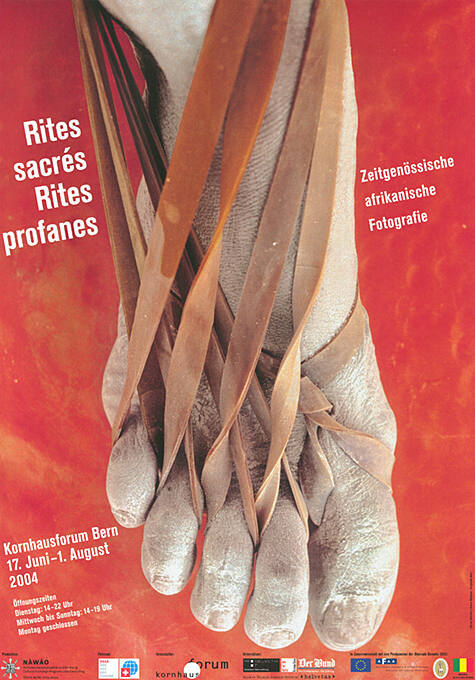 Rites sacrés Rites profanes, Zeitgenössische afrikanische Fotografie, Kornhausforum Bern