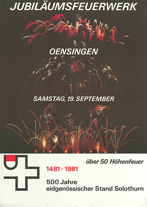 Jubiläums-Feuerwerk Oensingen