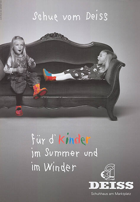 Schue vom Deiss, für d’Kinder im Summer und Winter, Deiss