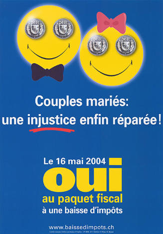 Couples mariés: une injustice enfin réparée! Oui au paquet fiscal