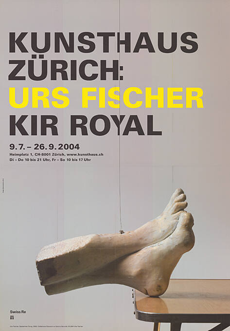 Urs Fischer, Kir Royal, Kunsthaus Zürich