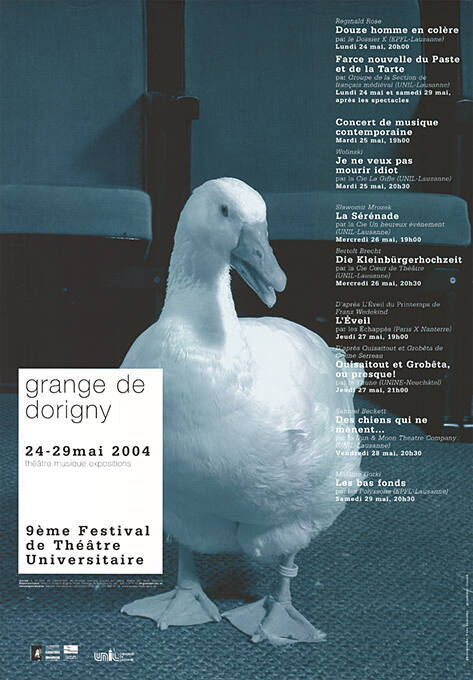 9ème Festival de Théâtre Universitaire, Grange de Dorigny, Lausanne