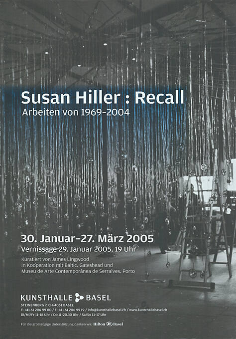 Susan Hiller: Recall, Kunsthalle Basel