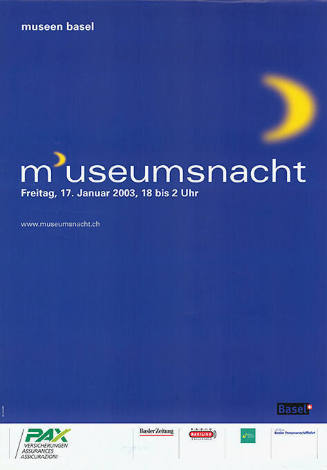 Museumsnacht 2003, Museen Basel