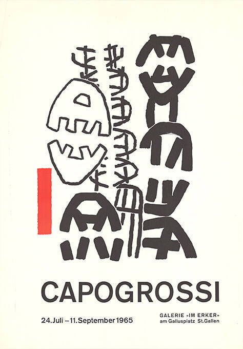 Capogrossi, Galerie «Im Erker», St. Gallen