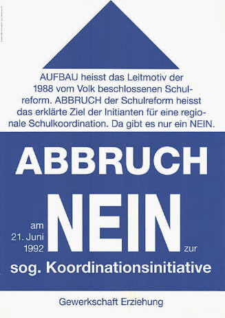 Abbruch, Nein zur sog. Koordinationsinitiative