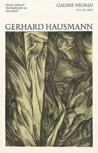 Gerhard Hausmann, Galerie Neubad