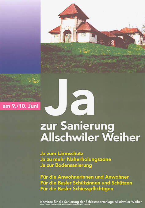 Ja zur Sanierung Allschwiler Weiher