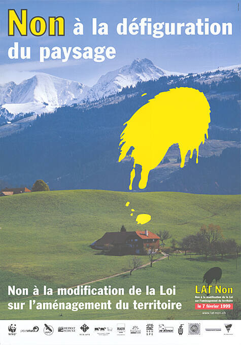 Non à la défiguration du paysage