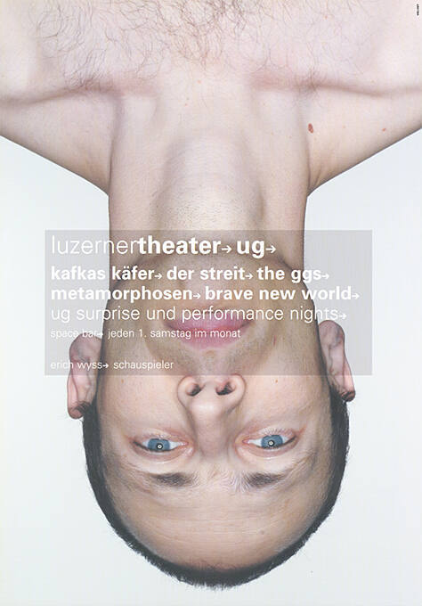 Kafkas Käfer, Der Streit, The GGS, Metamorphosen, Brave New World, Luzerner Theater