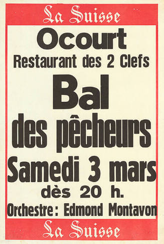 Bal des pêcheurs, Ocourt, Restaurant des 2 Clefs