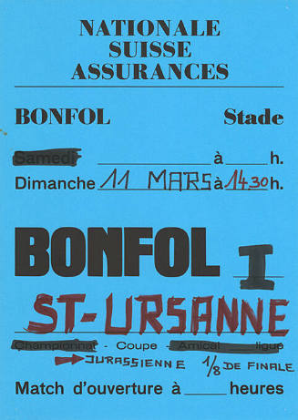 Bonfol, Bonfol Stade, St-Ursanne