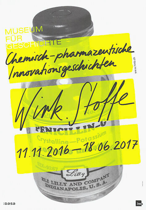 Wirk.Stoffe, Chemisch-pharmazeutische Innovationsgeschichten, Museum für Geschichte