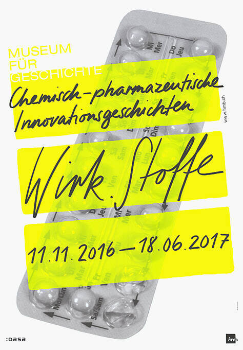 Wirk.Stoffe, Chemisch-pharmazeutische Innovationsgeschichten, Museum für Geschichte