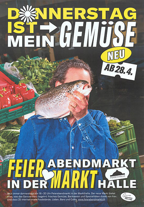 Donnerstag ist mein Gemüse, Feierabendmarkt in der Markthalle