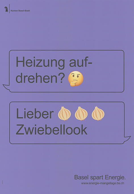 Heizung aufdrehen? Lieber Zwiebellook, Basel spart Energie