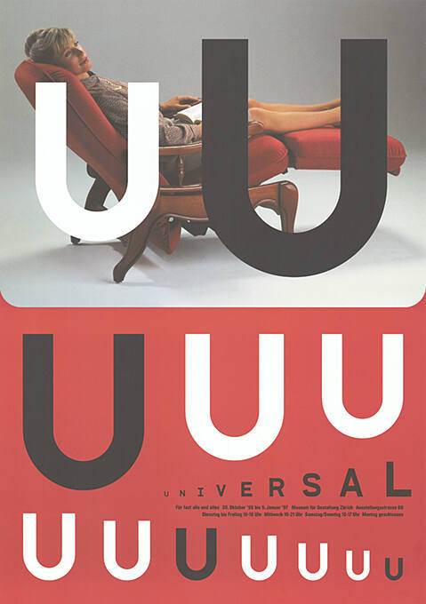 Universal, Für fast alle und alles, Museum für Gestaltung Zürich