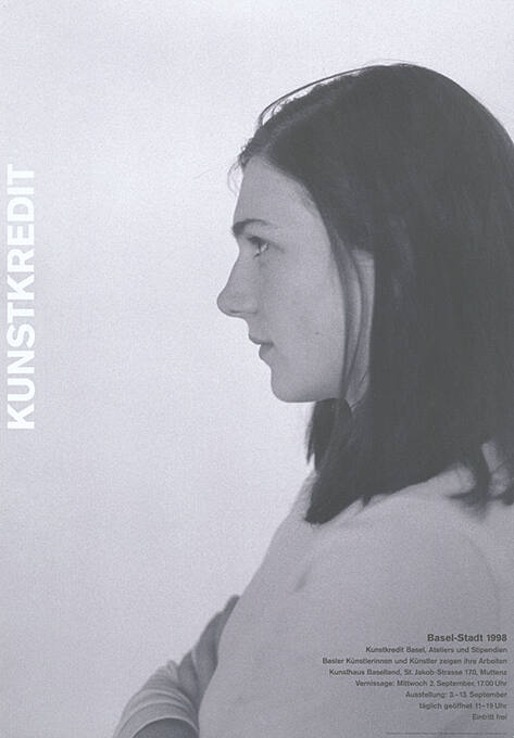 Kunstkredit, Basel-Stadt 1998, Kunsthaus Baselland, Muttenz