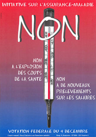 Non à l’initiative sur l’assurance-maladie