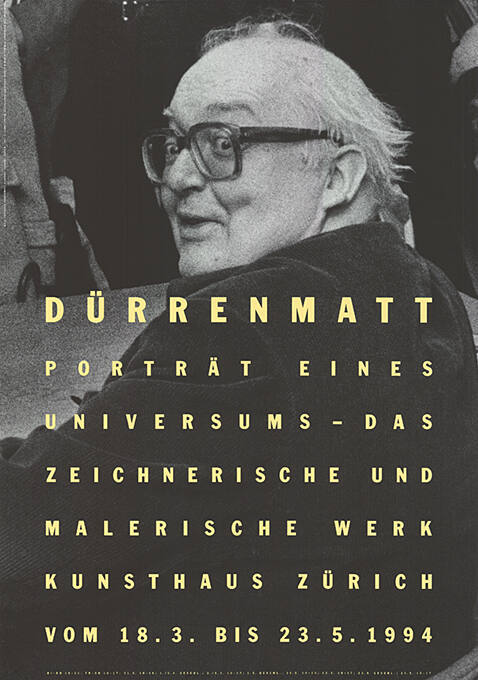 Dürrenmatt, Porträt eines Universums – Das zeichnerische und malerische Werk, Kunsthaus Zürich