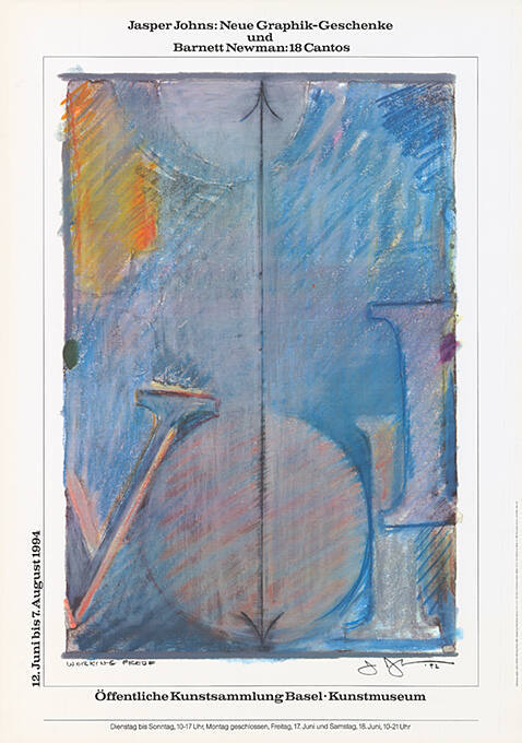 Jasper Johns; Neue Graphik-Geschenke, Barnett Newman: 18 Cantos, Öffentliche Kunstsammlung Basel, Kunstmuseum