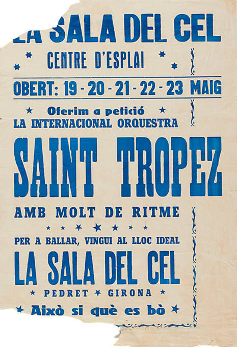 Saint Tropez, La sala del cel