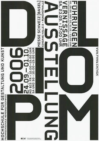 Diplom Ausstellung 2006, Hochschule für Gestaltung und Kunst, FHNW