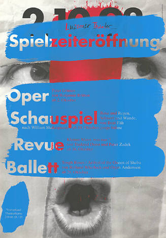 Spielzeiteröffnung, Oper, Schauspiel, Revue, Ballett, Luzerner Theater