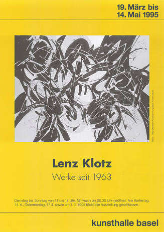 Lenz Klotz, Kunsthalle Basel