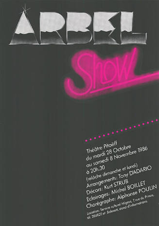 Arbel Show, Théâtre Pitoëff, Genève