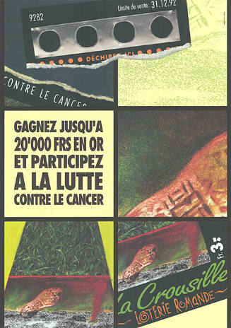 Gagnez jusqu’à 20'000 frs en or et participez à la lutte contre le cancer, La Crousille, Loterie Romande