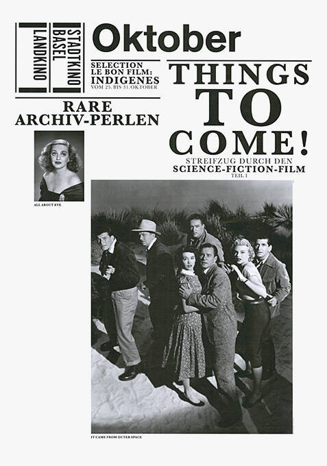 Oktober, Things to Come! Rare Archiv-Perlen, Stadtkino Basel, Landkino