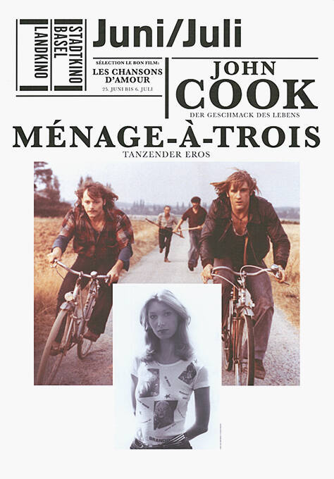 Juni/Juli, John Cook, Ménage-à-trois, Stadtkino Basel, Landkino