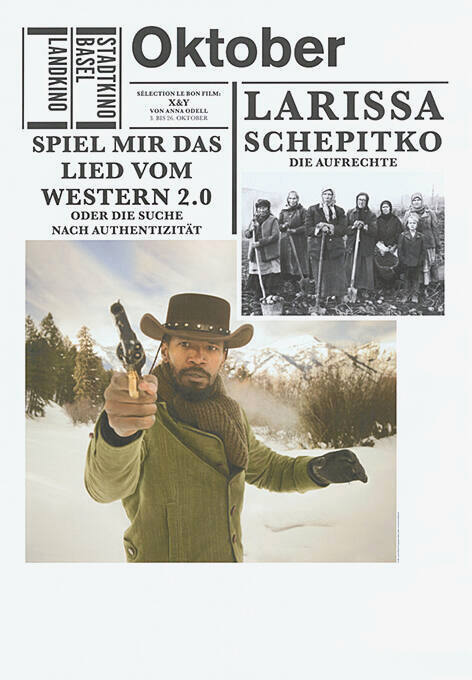 Oktober, Larissa Schepitko, Spiel mir das Lied vom Western 2.0, Stadtkino Basel, Landkino