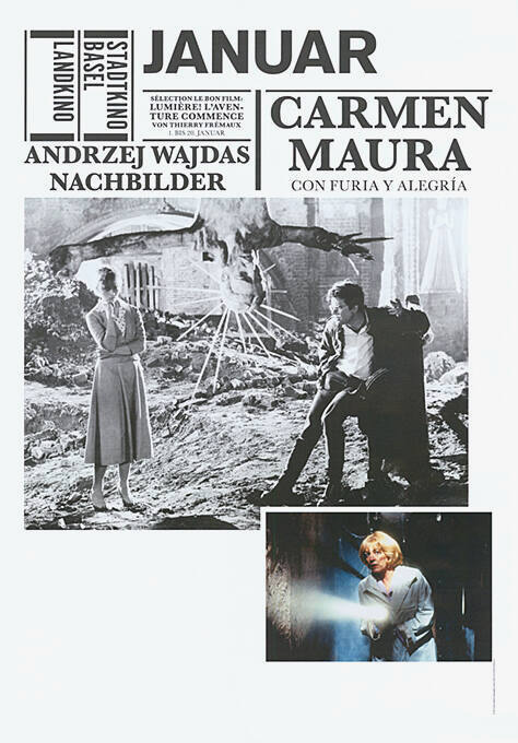 Januar, Carmen Maura, Andrzej Wajdas Nachbilder, Stadtkino Basel, Landkino