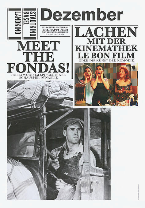 Dezember, Meet the Fondas! Lachen mit der Kinemathek Le Bon Film, Stadtkino Basel, Landkino