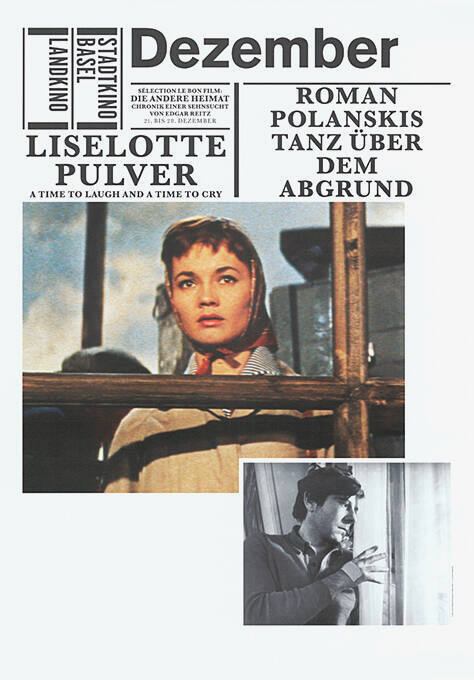 Dezember, Liselotte Pulver, Stadtkino Basel, Landkino