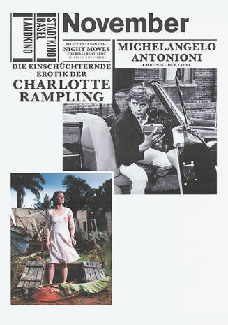 November, Charlotte Rampling, Michelangelo Antonioni, Stadtkino Basel, Landkino