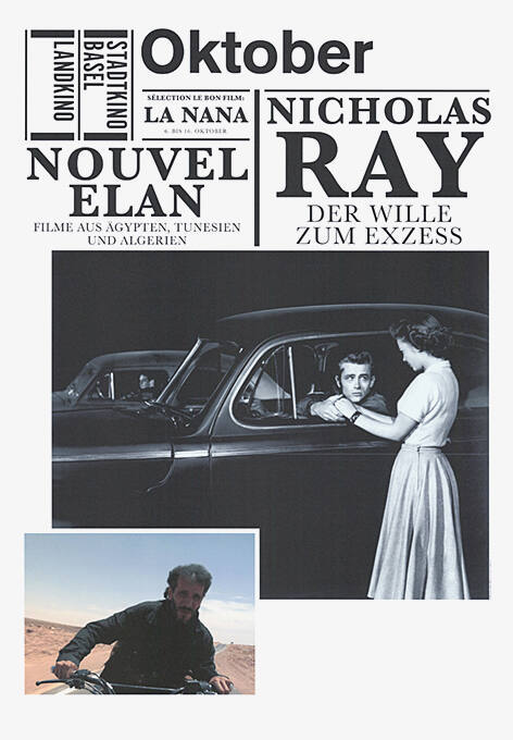 Oktober, Nouvel Elan, Nicholas Ray, Stadtkino Basel, Landkino