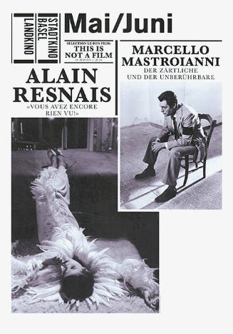 Mai/Juni, Alain Resnais, Marcello Mastroianni, Stadtkino Basel, Landkino