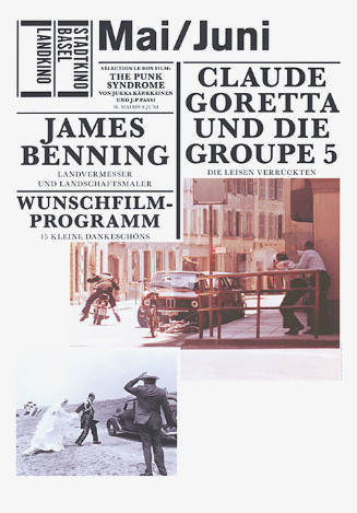 Mai/Juni, Claude Goretta und die Groupe 5, James Benning, Stadtkino Basel, Landkino