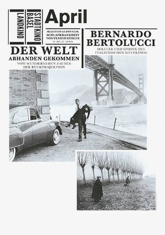 April, Bernardo Bertolucci, Der Welt abhanden gekommen, Stadtkino Basel, Landkino