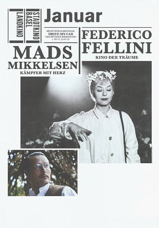 Januar, Federico Fellini, Mads Mikkelsen, Stadtkino Basel, Landkino