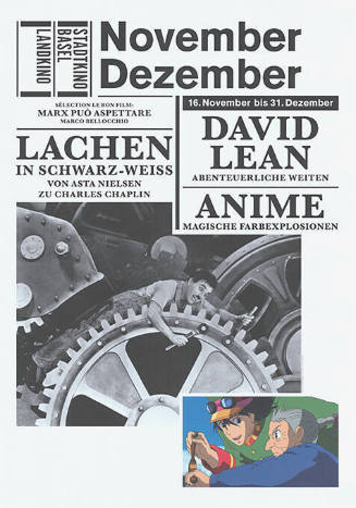 November/Dezember, David Lean, Anime, Lachen in schwarz-weiss, Stadtkino Basel, Landkino