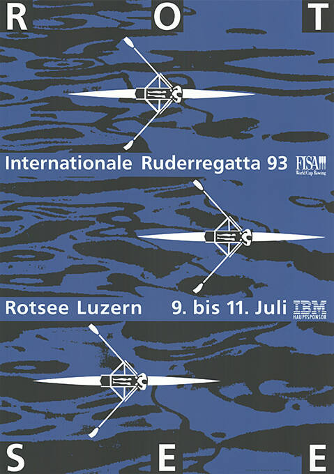 Rotsee, Internationale Ruderregatta 93,  Rotsee Luzern