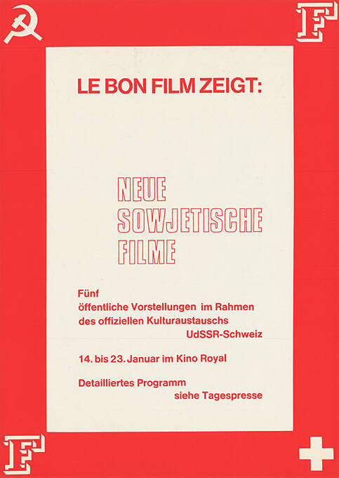 Le Bon Film zeigt: Neue Sowjetische Filme